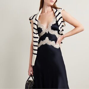 Doen ObeliaBlack and Cream Maxi Dress
